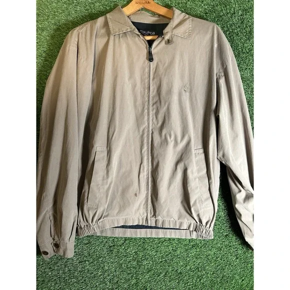 NAUTICAノーティカReversible Harrington Jacket Nautica | Jackets & Coats | Vtg 9s Nautica Jacket Mens Plaid